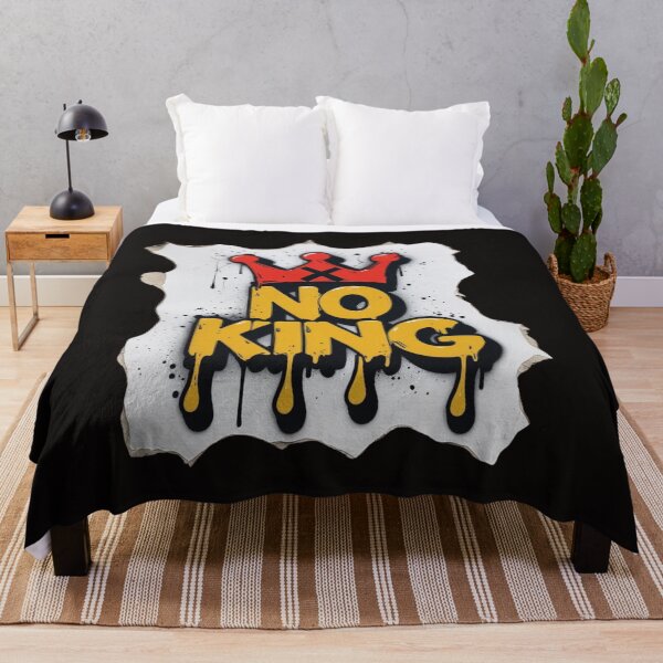 Item preview, No King Dripping Crown Street Art designed and sold by prinnt.