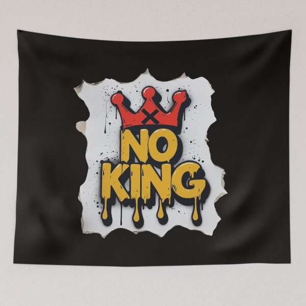 Item preview, No King Dripping Crown Street Art designed and sold by prinnt.