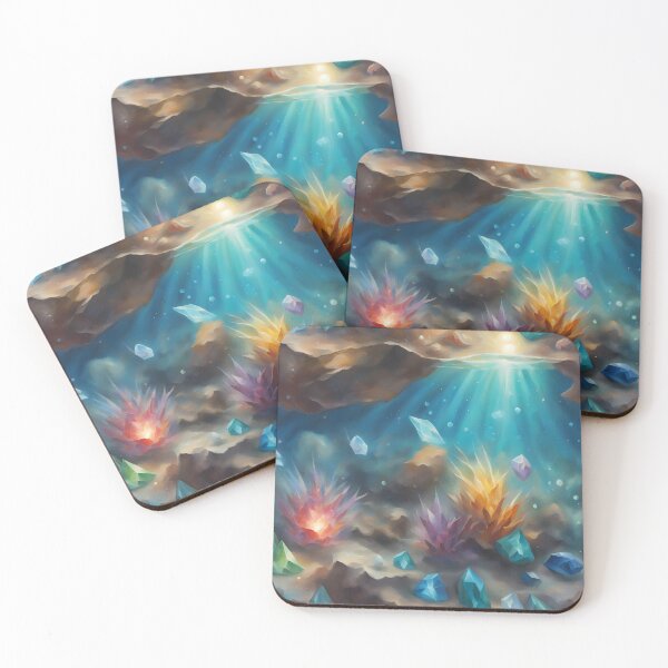 Item preview, Crystals in Underwater Cave designed and sold by CalmnessbyChoice.