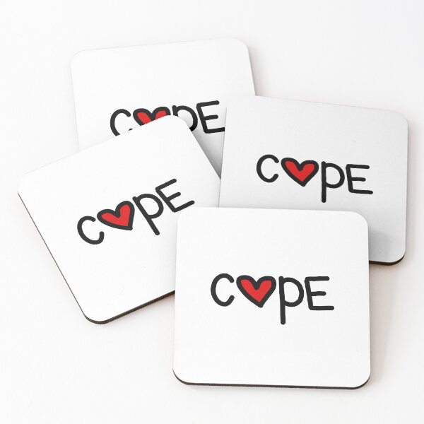 Item preview, Cope in Love Hearts  designed and sold by Memes N Lore .