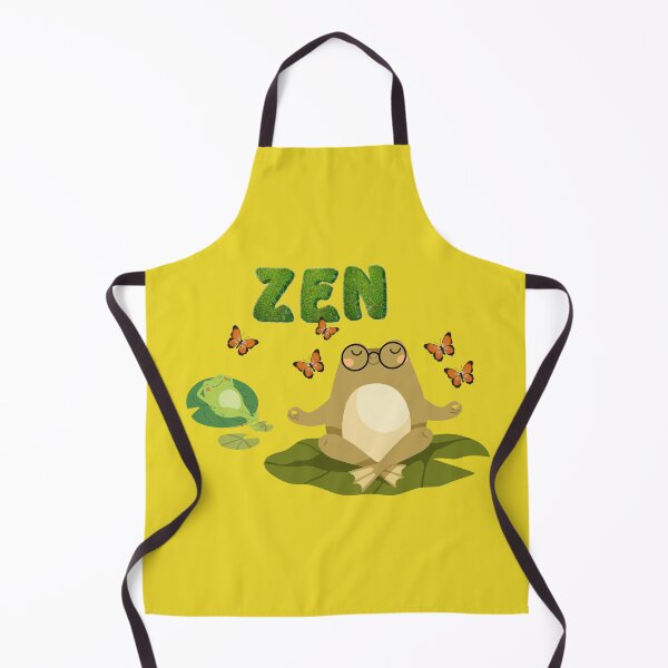 Item preview, Zen Meditating Frog – Peaceful Nature Illustration designed and sold by chanshoping.