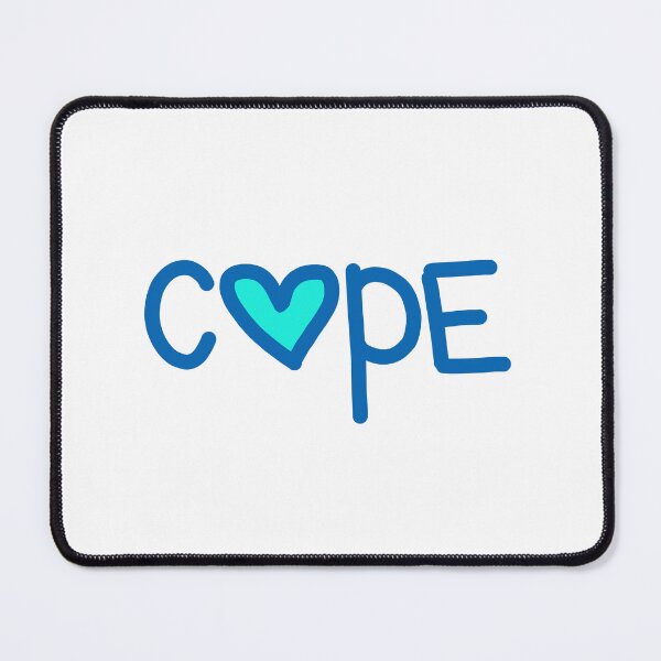 Item preview, Cope in Blue Love Hearts  designed and sold by Memes N Lore .