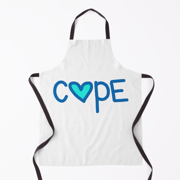 Item preview, Cope in Blue Love Hearts designed and sold by Memes N Lore .