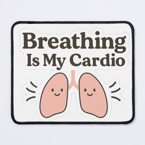 Item preview, Breathing is my Cardio designed and sold by Breathe&Believe.