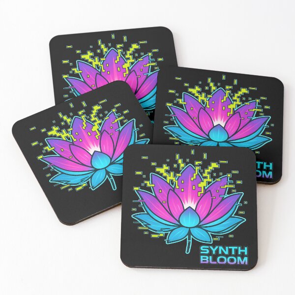 Item preview, Synth Bloom Digital Lotus Art designed and sold by MysticArtisan.