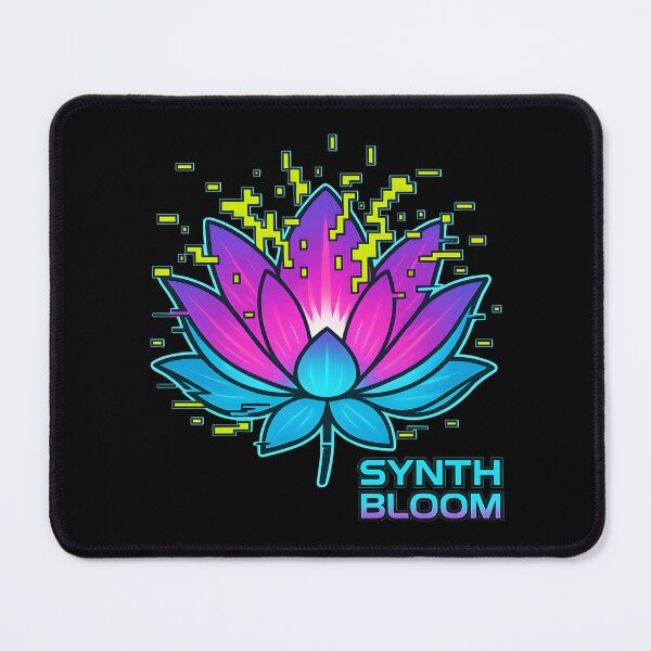 Item preview, Synth Bloom Digital Lotus Art designed and sold by MysticArtisan.