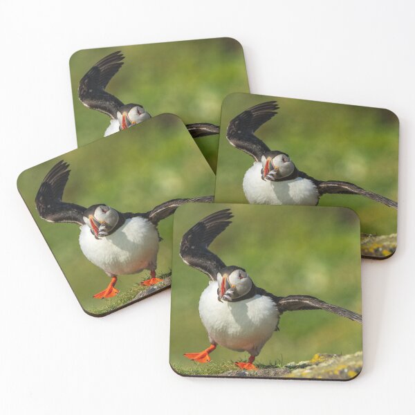 Item preview, A Puffin waving with a beakful of fish designed and sold by TravellingFatmn.