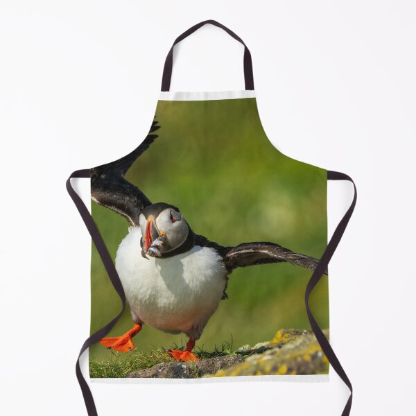 Item preview, A Puffin waving with a beakful of fish designed and sold by TravellingFatmn.
