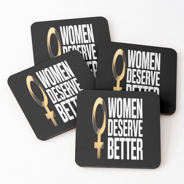 Item preview, WOMEN DESERVE BETTER designed and sold by SignumShop.
