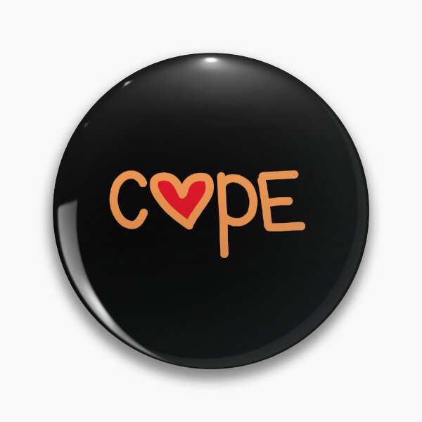 Item preview, Cope in Orange Love Hearts  designed and sold by Memes N Lore .