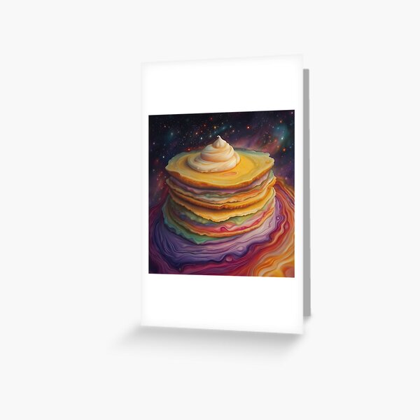 Vista previa del artículo con la obra «El panqueque interdimensional de tus sueños», diseñado y vendido por dustyfutures.