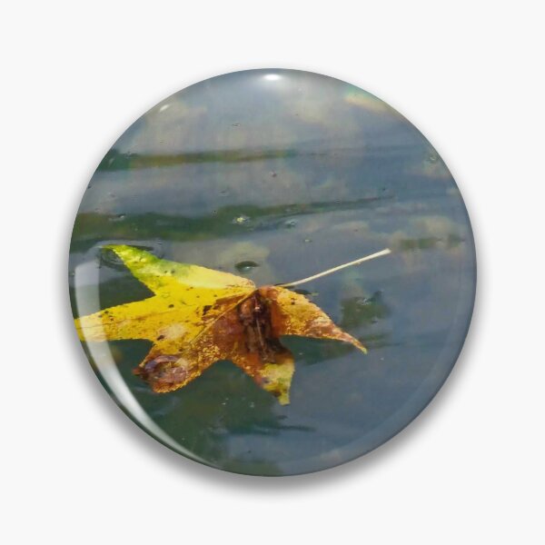 Item preview, Leaf floating in water designed and sold by breakmydreams.