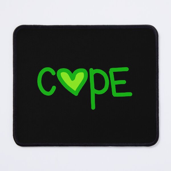 Item preview, Cope in Green Love Hearts  designed and sold by Memes N Lore .