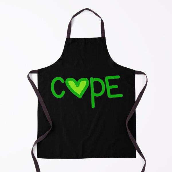 Item preview, Cope in Green Love Hearts designed and sold by Memes N Lore .