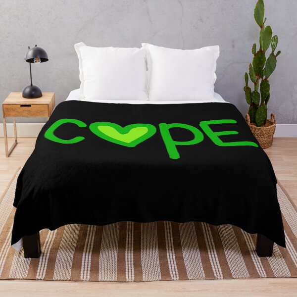 Item preview, Cope in Green Love Hearts designed and sold by Memes N Lore .