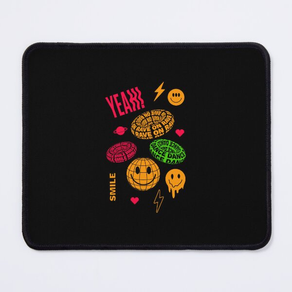 Item preview, Rave Doodle Party – Acid House, Smiley & Pixel Hearts Raver designed and sold by paulo silveira.