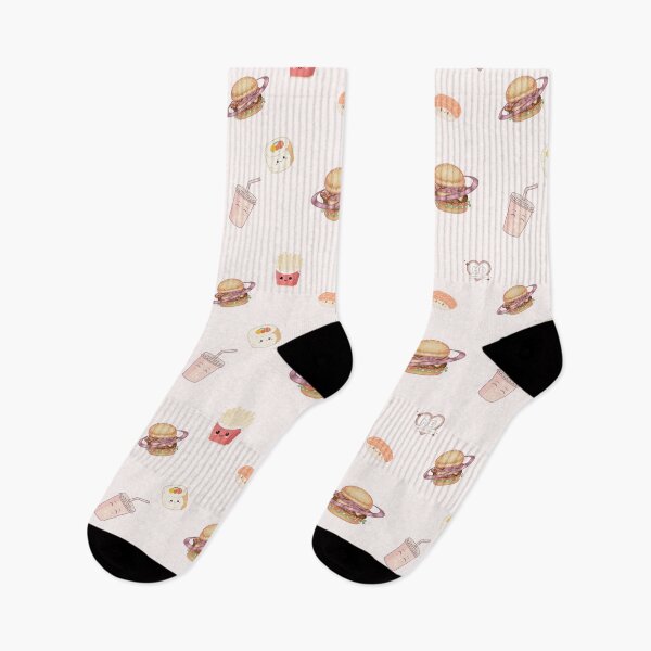 Item preview, Burger Planet & Kawaii Snacks – Cute Space Food Pattern designed and sold by MyMarvelousShop.