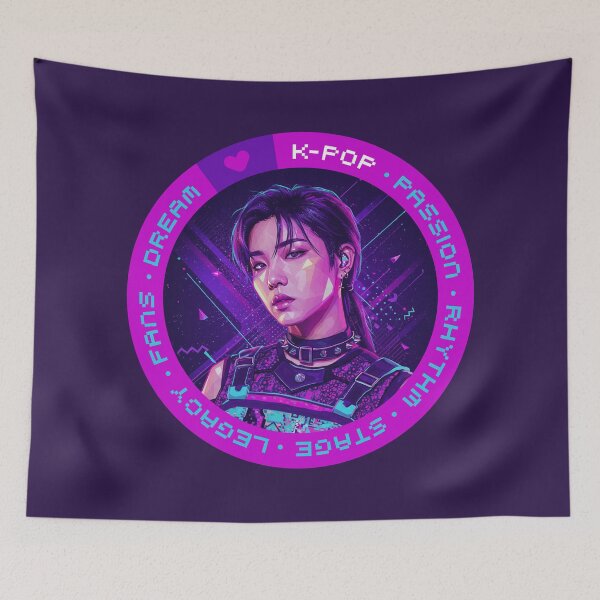Item preview, Futuristic K-Pop Star Graphic designed and sold by KiwiRider.