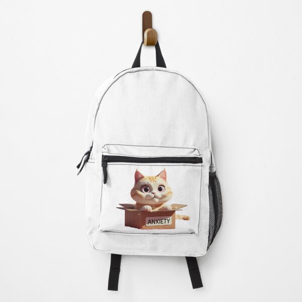 Item preview, Anxious but Make It Cute – Cat in a Box of Emotions designed and sold by Victoriella-v.