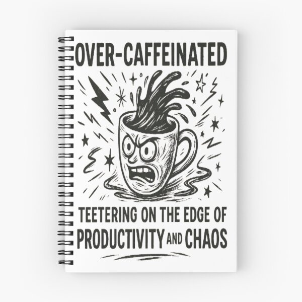 Item preview, caffeine-charged chaos designed and sold by Mindful56.