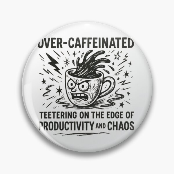 Item preview, caffeine-charged chaos designed and sold by Mindful56.