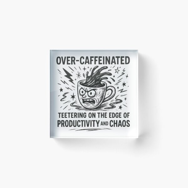 Item preview, caffeine-charged chaos designed and sold by Mindful56.