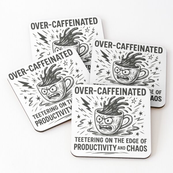 Item preview, caffeine-charged chaos designed and sold by Mindful56.