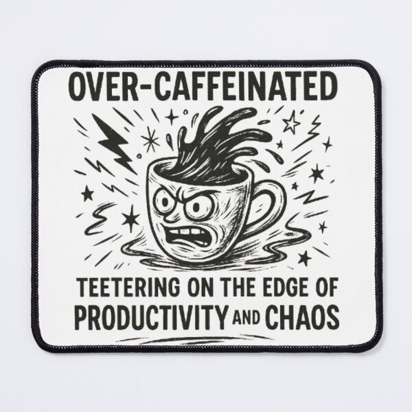 Item preview, caffeine-charged chaos designed and sold by Mindful56.