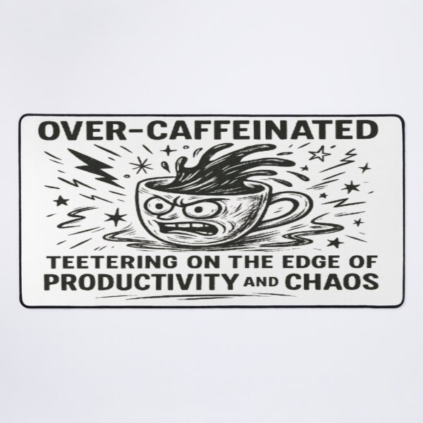 Item preview, caffeine-charged chaos designed and sold by Mindful56.