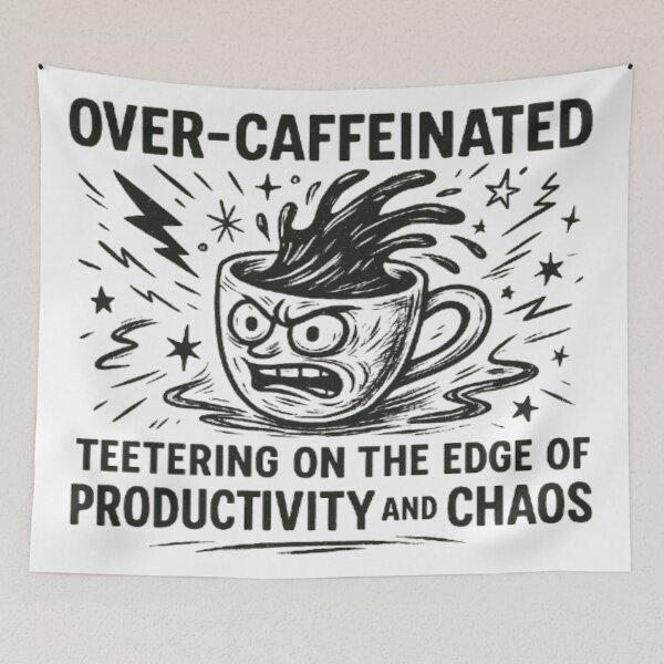 Item preview, caffeine-charged chaos designed and sold by Mindful56.