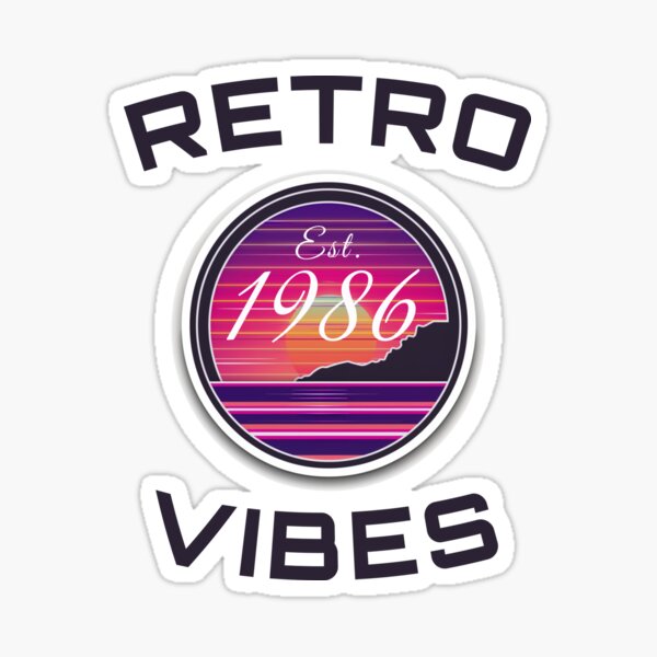 Artikel-Vorschau von Ästhetisches Retro-Design von 1986 – Vintage-Vibes der 80er, designt und verkauft von BoxerStudioDigi.