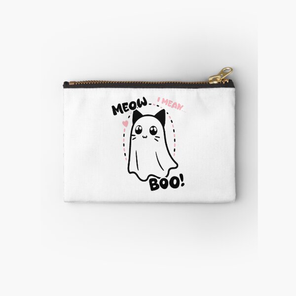 Item preview, Meow, I mean.. Boo! Halloween Cute Ghost Cat designed and sold by FarieArt.