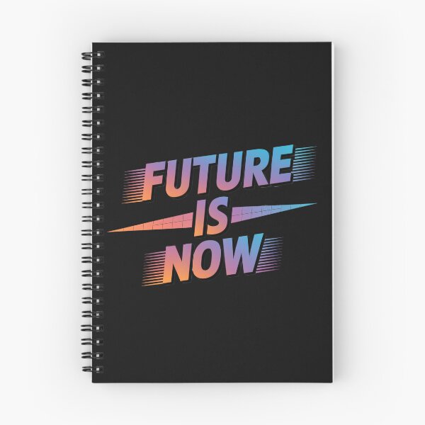 Item preview, Future Is Now:  Retro Futurism Gradient Typography designed and sold by elynne9.