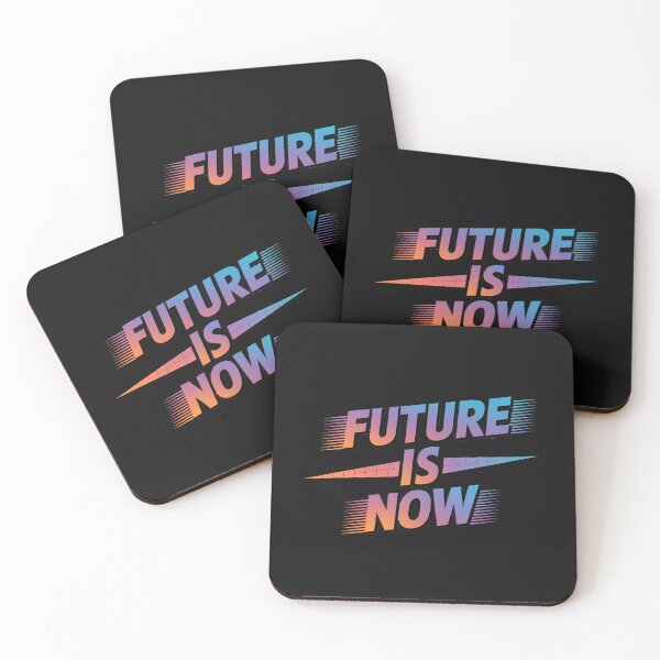 Item preview, Future Is Now:  Retro Futurism Gradient Typography designed and sold by elynne9.