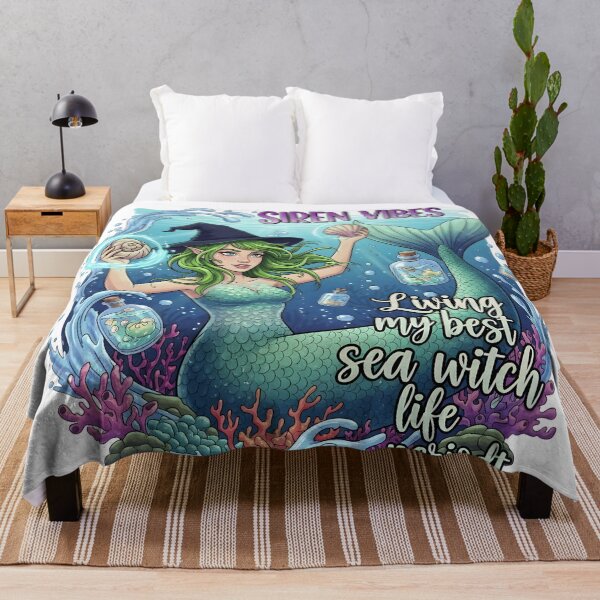 Item preview, Siren Vibes – Sea Witch Mermaid Aesthetic Digital Art designed and sold by AnnDesignStudio.