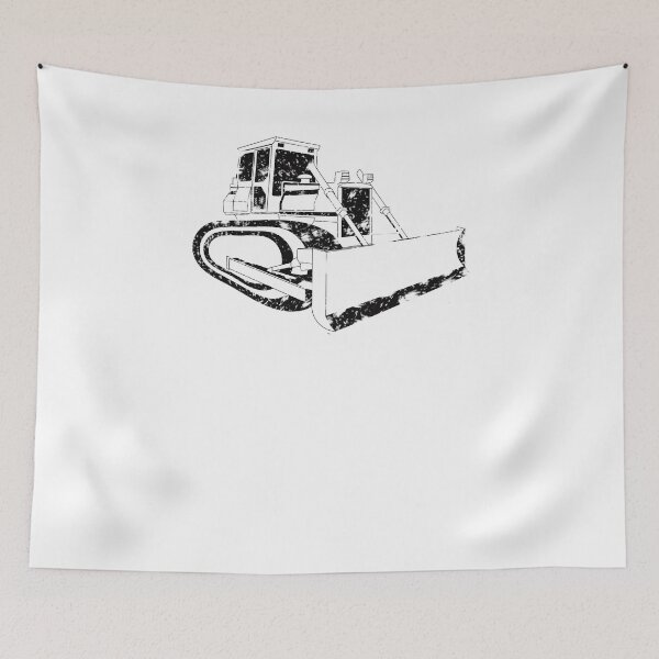 Item preview, Dozer Construction Funny Cute Backhoe Bulldozer Black designed and sold by KNUXX Shop.