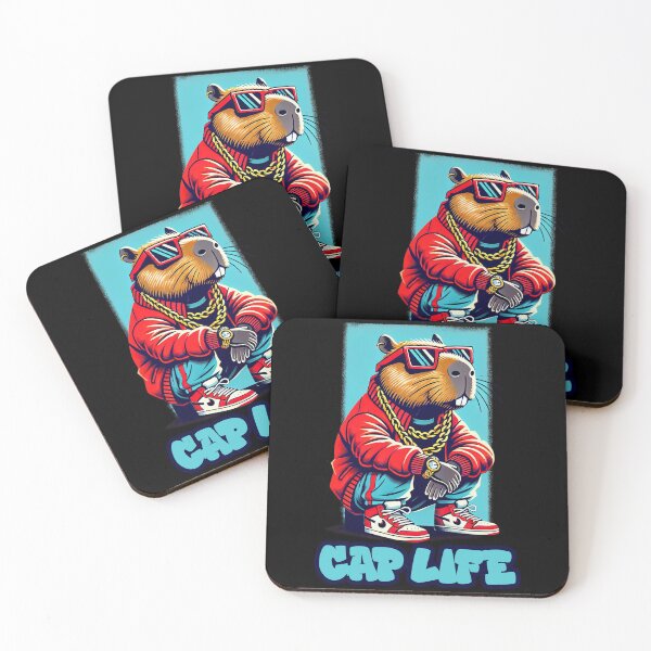 Item preview, Capy Drip Supreme Cap Life Capybara designed and sold by Victor Shadehorn.