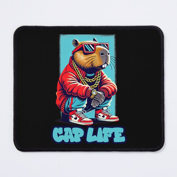 Item preview, Capy Drip Supreme Cap Life Capybara designed and sold by Victor Shadehorn.