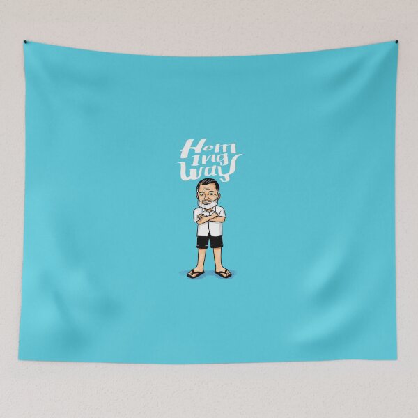 Item preview, Ernest Hemingway Cartoon designed and sold by AZHStudio.