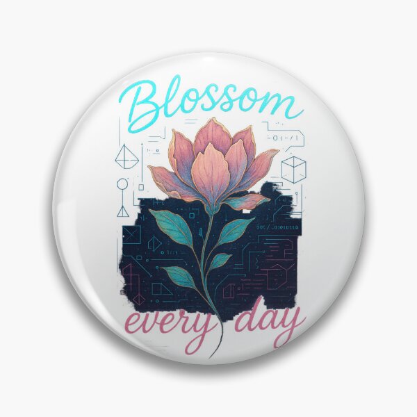Item preview, Blossom Every Day – Artistic T-Shirt Design designed and sold by Design_Your_Day.