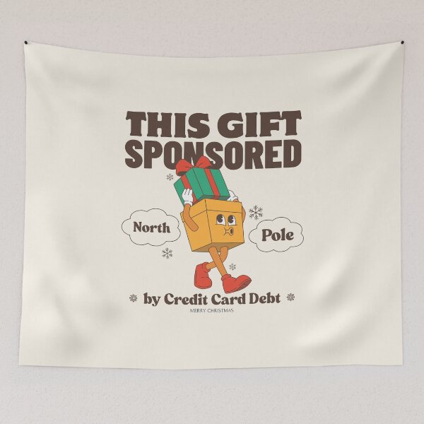 Item preview, This gift sponsored by credit card debt designed and sold by Peerless-Prime.