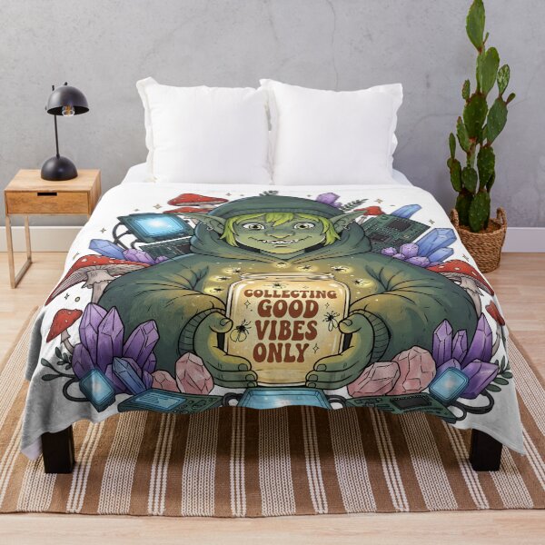 Item preview, Collecting Good Vibes Only - Goblincore Aesthetic Goblin Mode Art designed and sold by AnnDesignStudio.