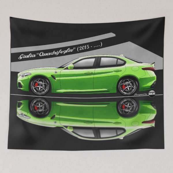 Item preview, Giulia Quadrifoglio (Neon green) – Modern Power, Pure Soul designed and sold by Azaziel.