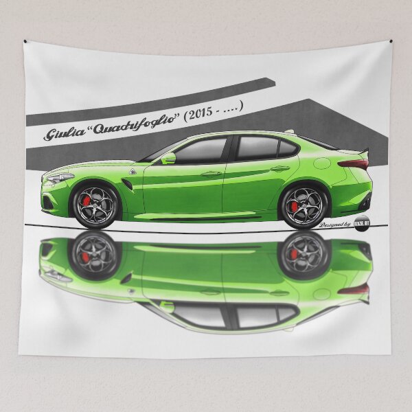 Item preview, Giulia Quadrifoglio (Neon green) – Modern Power, Pure Soul designed and sold by Azaziel.