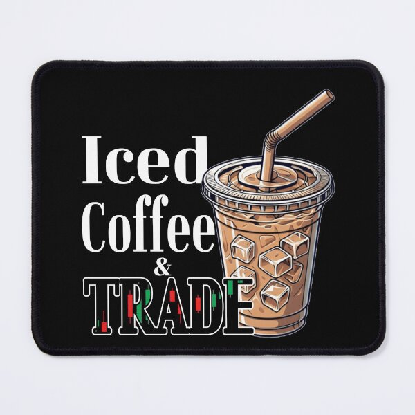 Item preview, Iced Coffee and Trade T shirt Design designed and sold by Lidoverse.