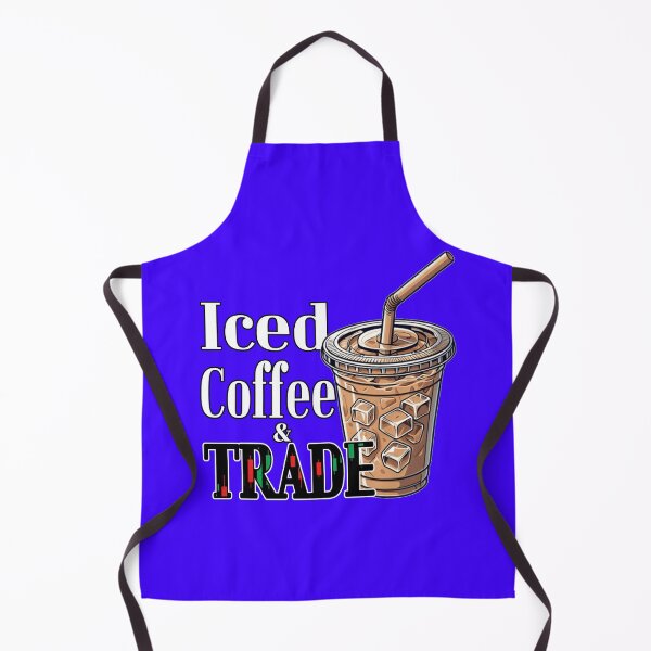 Item preview, Iced Coffee and Trade T shirt Design  designed and sold by Lidoverse.
