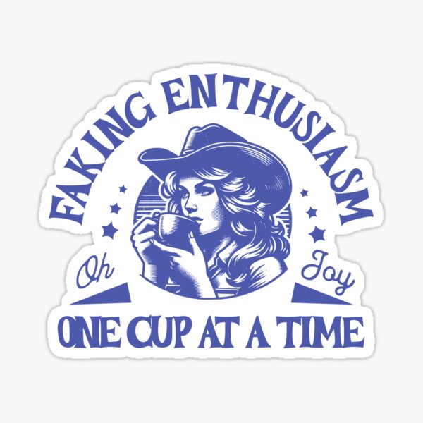 Item preview, Faking Enthusiasm designed and sold by Matsu Enterprise.
