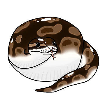 Artwork thumbnail, Chunky Ball Python by CritterStudio