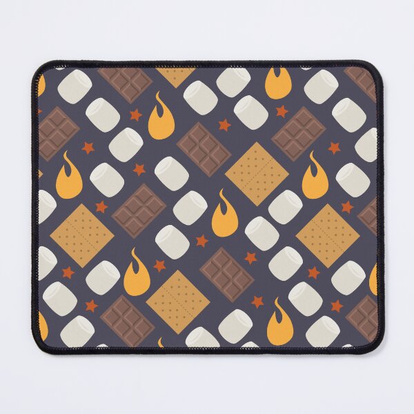 Item preview, Cute S’mores Pattern – Marshmallows, Chocolate & Campfire Vibes designed and sold by musingtreeart.