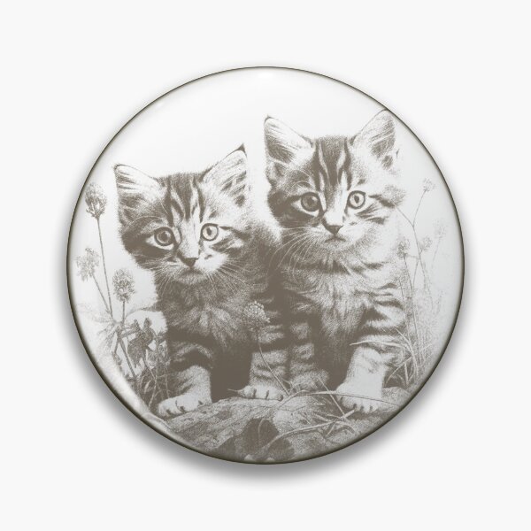 Item preview, Little Paws - Big Trouble Two Cats designed and sold by AM-Storefront.